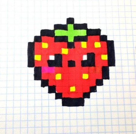 Рисунки по кфадратикам лёгкие