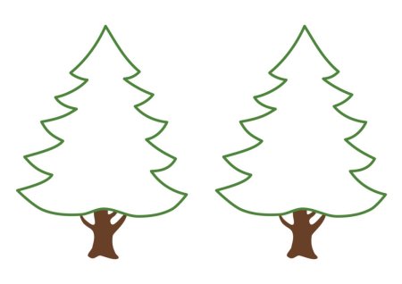 Уроки рисования для детей елка