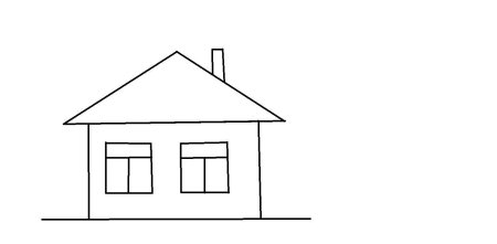 Дом рисунок карандашом простой