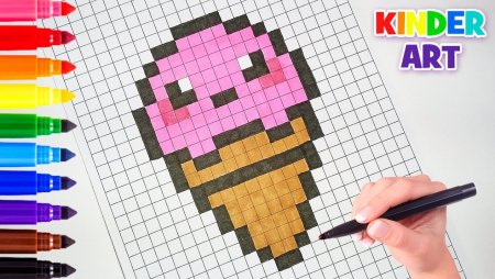Рисунки по клеточкам маленькие