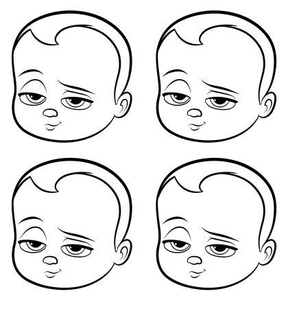 Лоб раскраска для детей