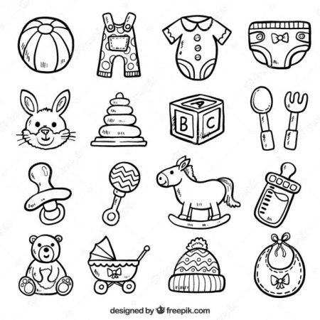 Черно белый детские игрушки