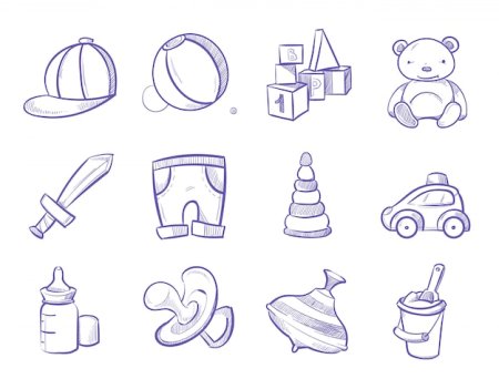 Детские игрушки скетч