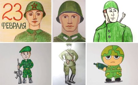 Рисование солдат