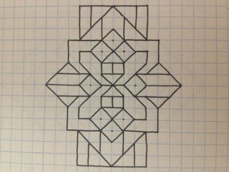 Рисование по клеточкам ручкой