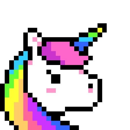 Единорог по клеткам