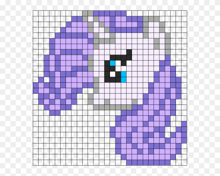 Вышивка крестом Единорог схема по клеткам