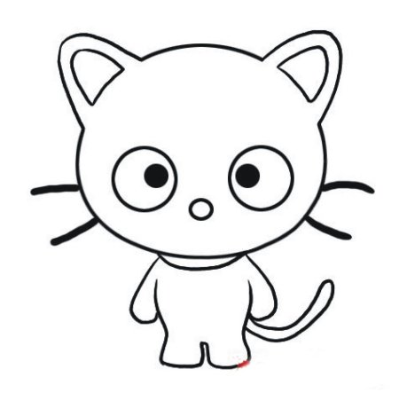 Раскраска кошечка