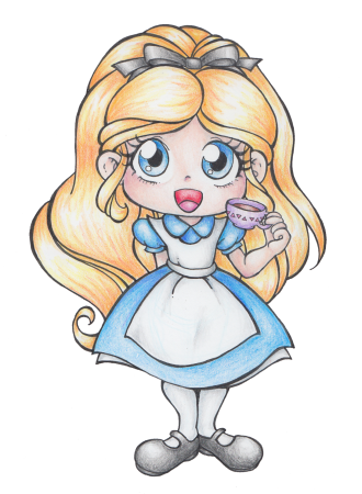 Рисунки Алиса в стране чудес Дисней