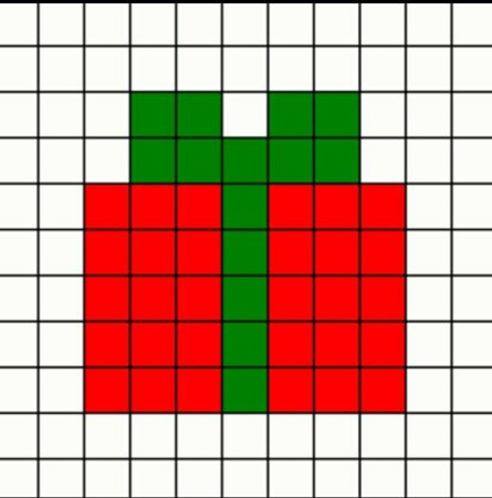Рисунки по клеточкам маленькие