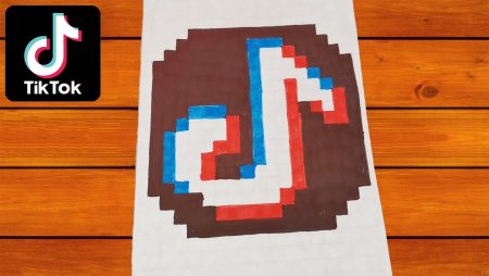 Тик ток по клеточкам