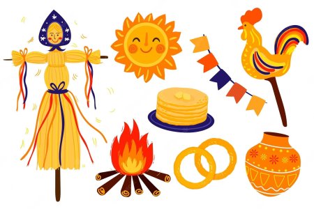 Масленица рисунок