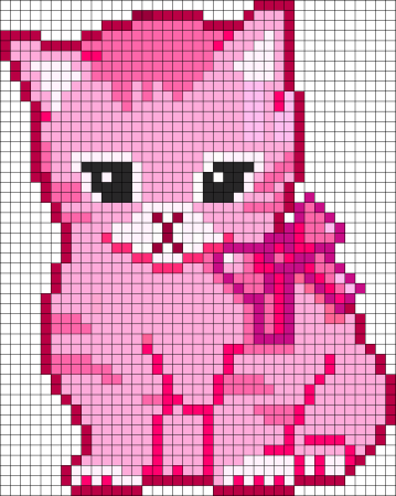Котик в клеточку