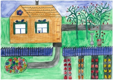 Сад карандашом