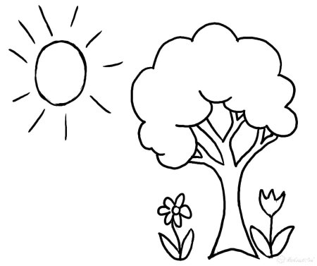 Детские рисунки на тему лето