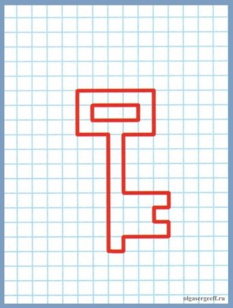 Рисунки по клеточкам в тетради для начинающих