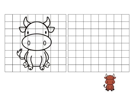 Рисование по клеточкам для детей простые