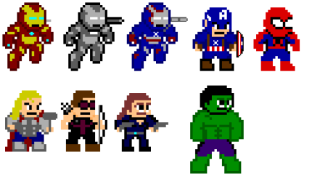 Супергерои из пикселей