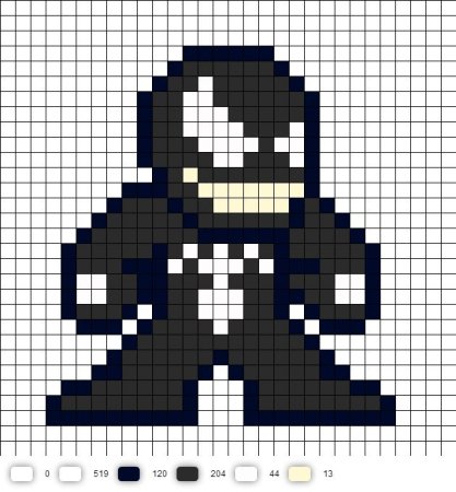 Веном пиксельарт