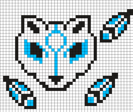 Рисунки по клеточкам животные