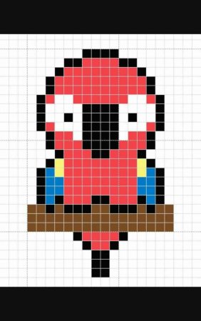 Рисунки в клетку маленькие