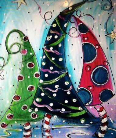 Необычные новогодние картины