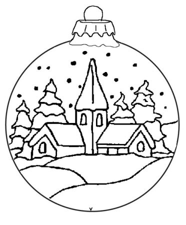 Рисунок Рождество для детей легкие