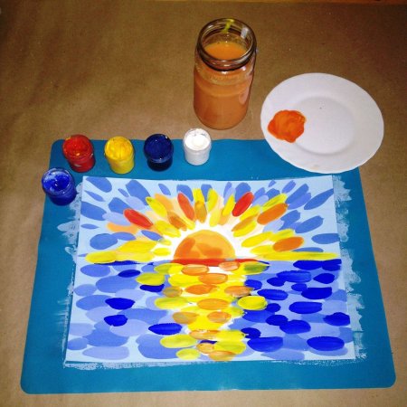 Рисование красками для малышей