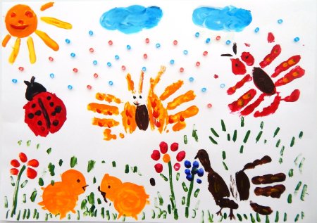 Рисование ладошками