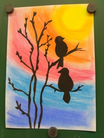 Рисование акварелью для детей