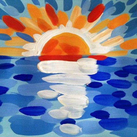 Рисунки красками для начинающих