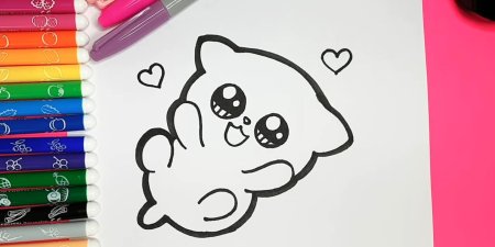 Маленькие рисуночки маркерами