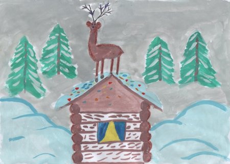 Рисунок к сказке серебряное копытце