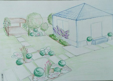 Эскиз сада