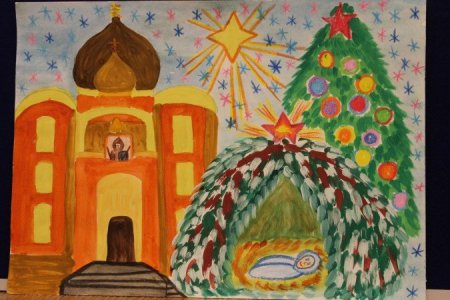 Рождество рисунок