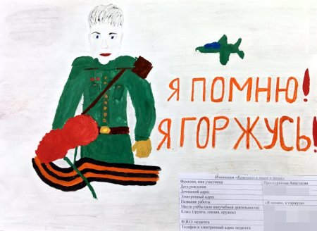 Рисунок на тему война