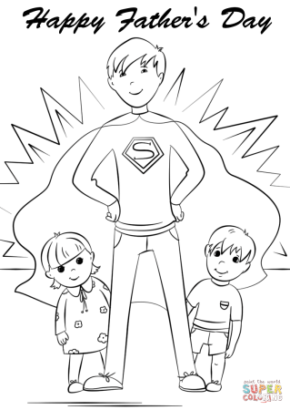 Рисунок папы для срисовки