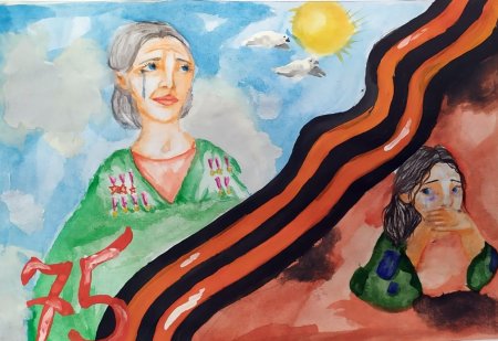 Рисунок к Дню снятее блокады