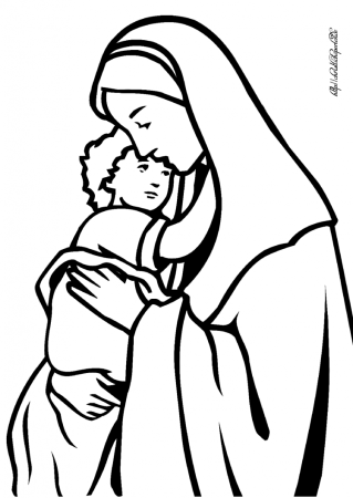 Раскраска Рождество Христово