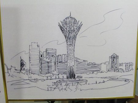 Казахстан рисунок