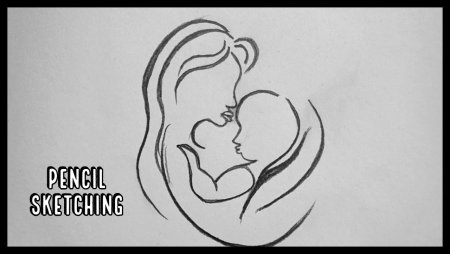 Эскиз ко Дню матери