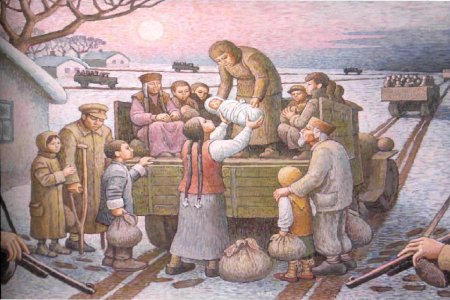 Депортация Калмыков в Сибирь