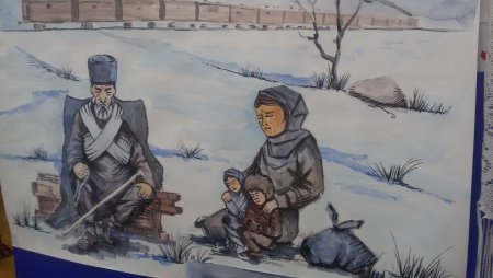 Депортация Калмыков в Сибирь 1943