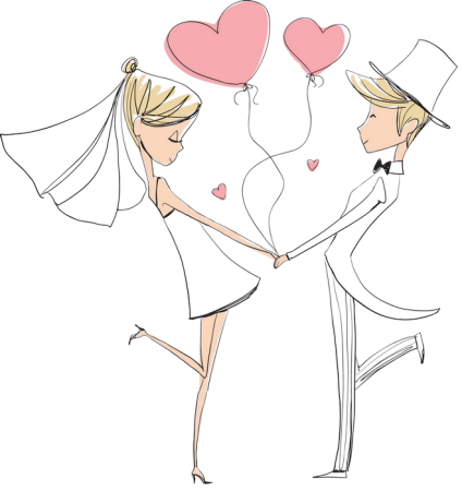 Картинки на свадьбу раскраски