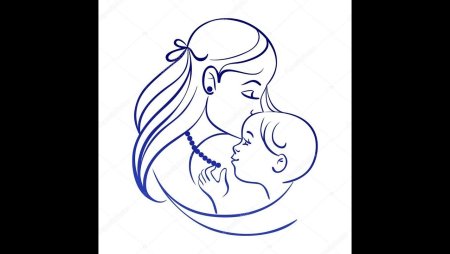 Рисунок маме на день рождения легкий