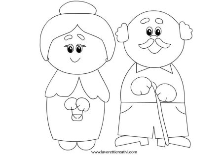 Рисунок ко Дню пожилого человека для детей