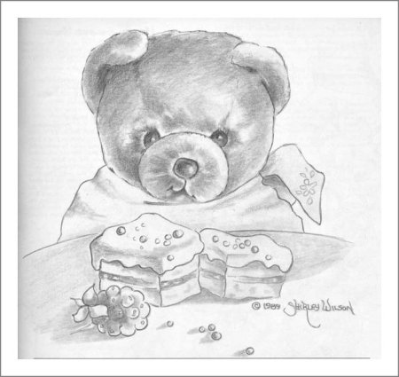 Рисунок торта для срисовки