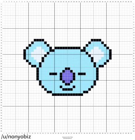 Схема вышивания крестиком BT 21