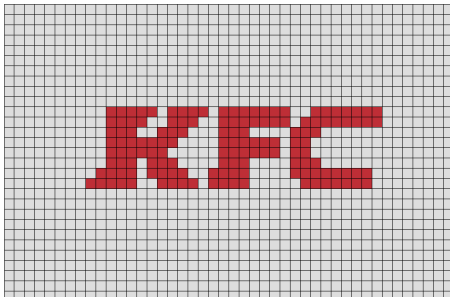 Рисование по клеткам имена