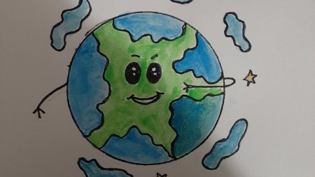 Картинки для срисовки земля наш общий дом